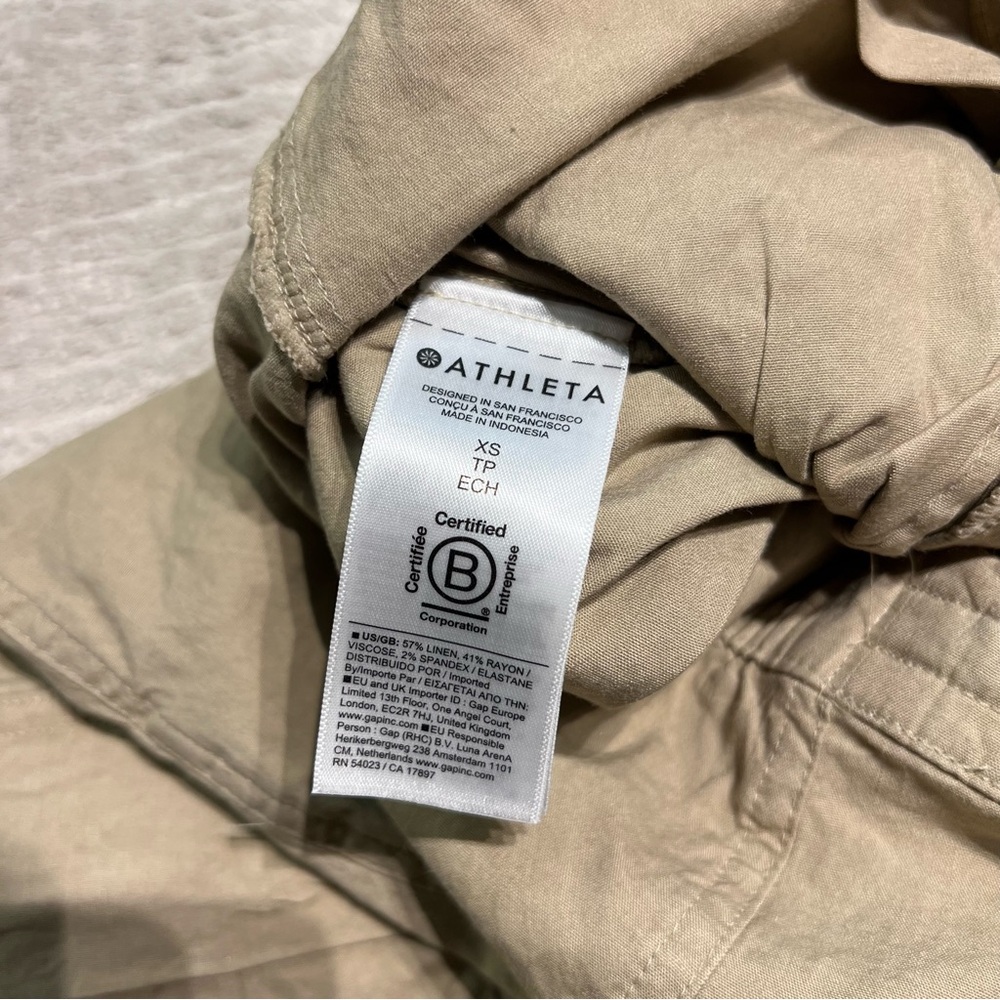 Athleta Paradise Mid Rise Straight Leg Cargo Pant Women’s XS - Picture 4 of 7